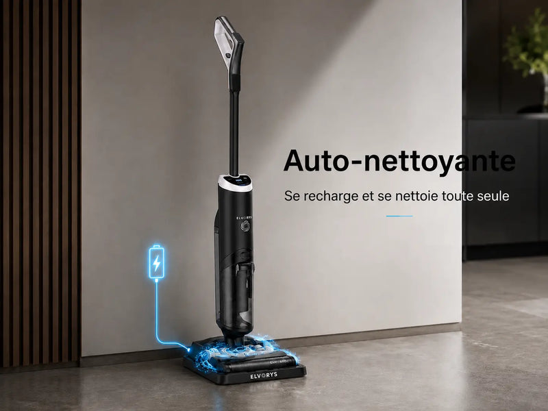 Il se recharge et se nettoie tout seul